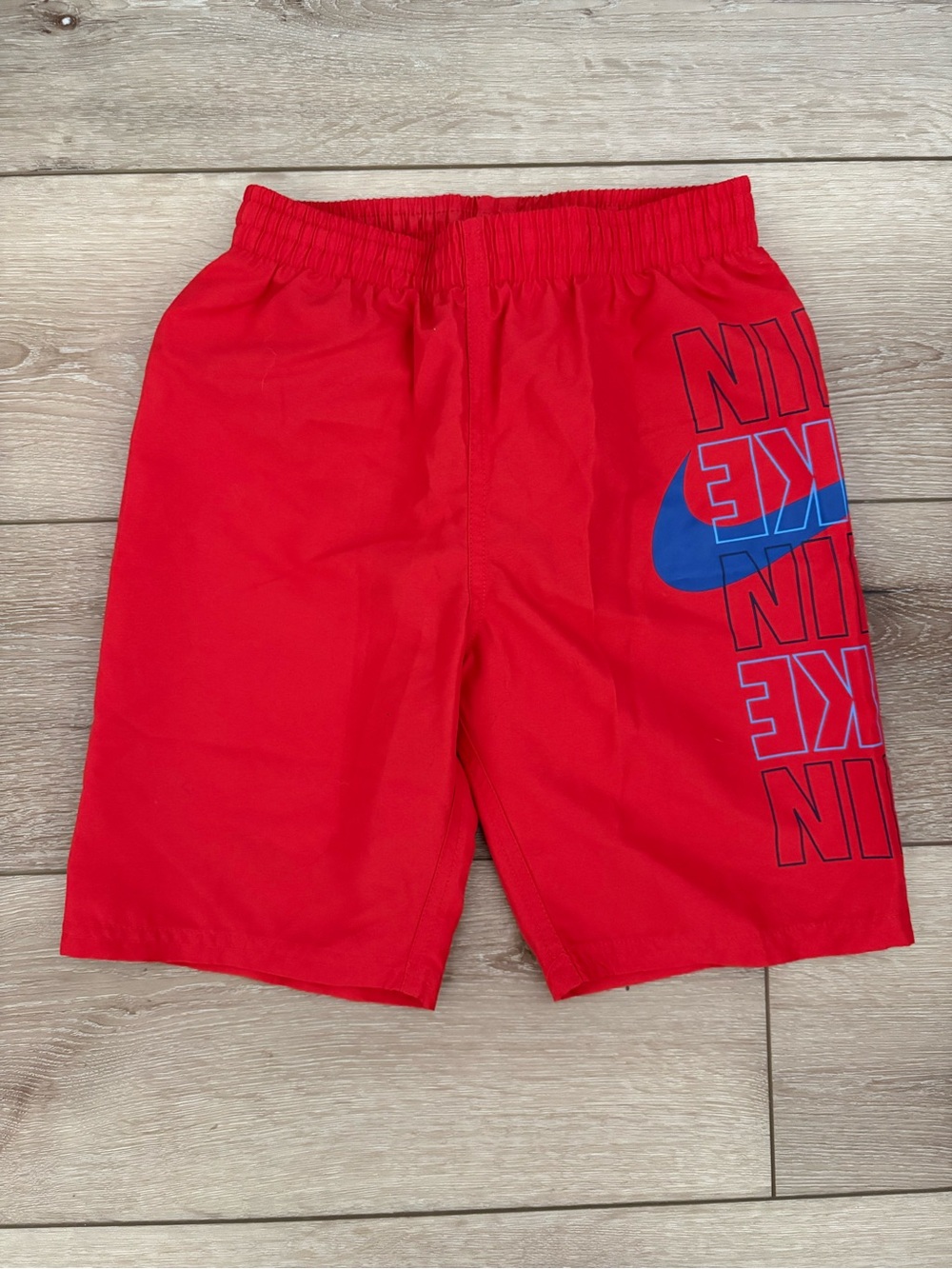 Nike Logo Boys Swim Shorts Small